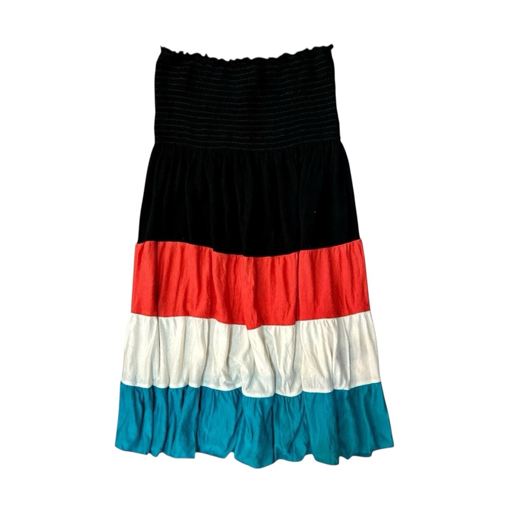 Papaya Colorblock Tube Dress Women’s Small